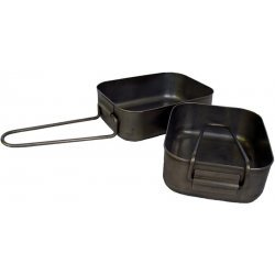 Mess tin stainless steel Dutch army