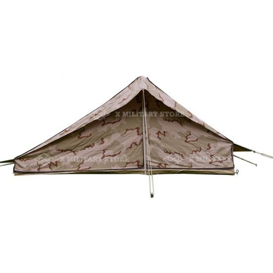 Pup tent 1 persoons KL leger camouflage Dutch 3 color desert