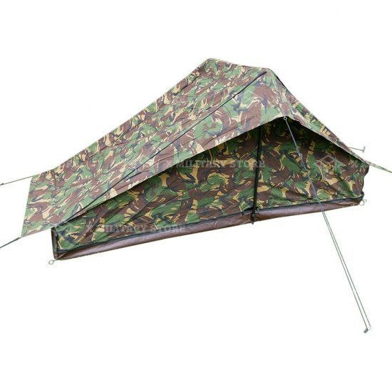 Pup tent 1 man Dutch army camouflage Dutch DPM woodland